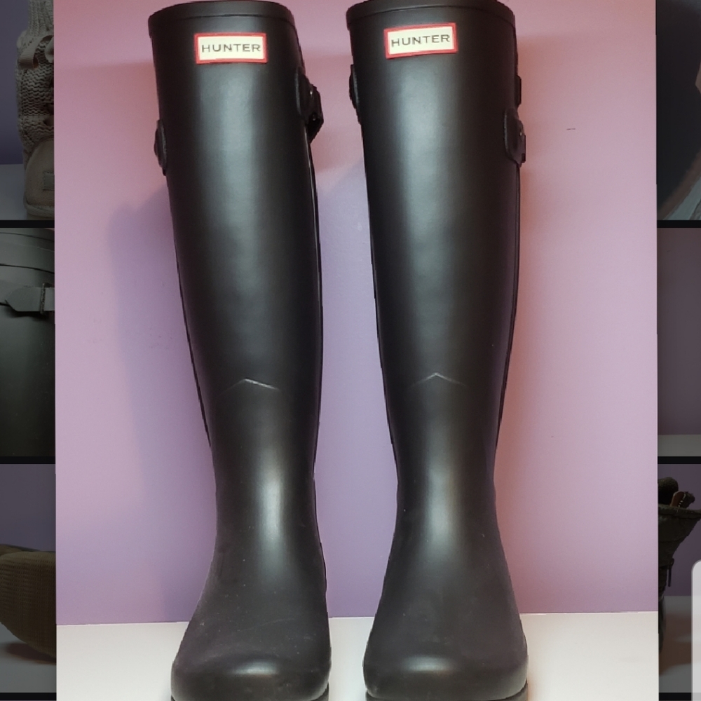 Hunter Original Tall Black Wellington Boots